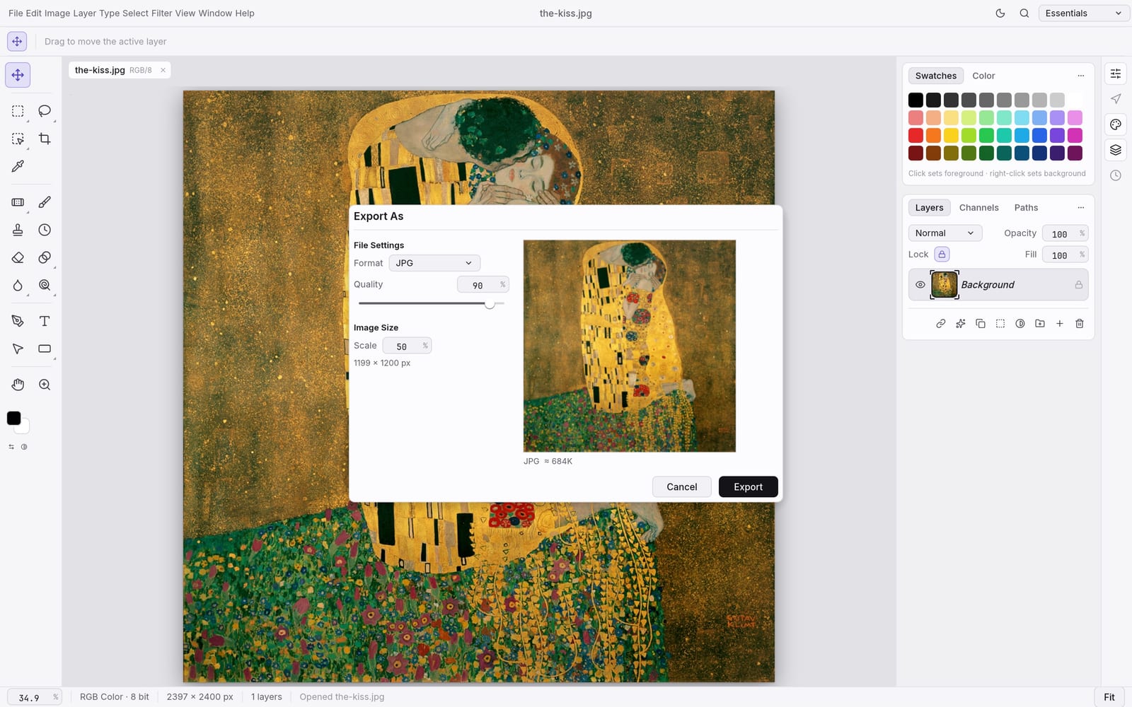 muse wonder photocraft PSD editing and practical exports